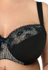 Semi-soft bra black-coloured Lissy M-3308/21