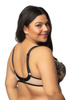 Soft bra beige-black Frances M-3804/2