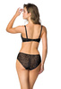 Set push-up bra black Nerine M-3931/11 and panties F-3931/5