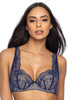 Padded bra navy blue-beige Percy M-3530/22