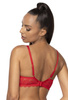 Komplet biustonosz push-up czerwony Estelle M-0198/11 i stringi S-0198/4/1
