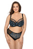 Soft bra black-blue Angel M-3329/2