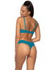 Thongs beige-turquoise Maureen S-3808/4