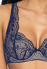 Padded bra navy blue-beige Percy M-3530/22