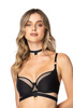 Set semi-soft bra black Etna M-4045/21 and panties F-4045/51