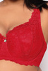 Padded bra red Carmela Big M-053/22