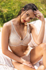 Set push-up bra beige Estelle M-0198/11 and panties F-0198/5