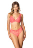 Set push-up bra pink Samba M-4008/11 and brazilian panties F-4008/54