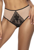 Set push-up bra beige- black Lindsay M-0203/11/2 and open paties F-0203/55
