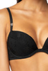 Biustonosz push-up czarny Terrie M-0200/1