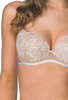Set push-up bra beige-milk Frances M-3804/11 and thongs S-3804/4