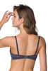 Komplet biustonosz push-up szary Nerine M-3931/11 i stringi S-3931/4