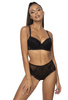 Panties hight black Elif F-3802/52