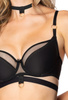 Set semi-soft bra black Etna M-4045/21 and panties F-4045/51