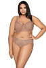 Set padded bra cappuccino Carmela Big M-053/22 and panties F-053/51/1