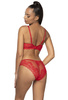 Set push-up bra red Estelle M-0198/11 and panties F-0198/5