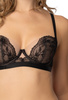 Set soft bra black Zaya M-4054/2 and thongs S-4054/4  