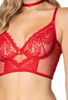 Set corset red Estelle M-0198/11/2 and panties F-0198/5