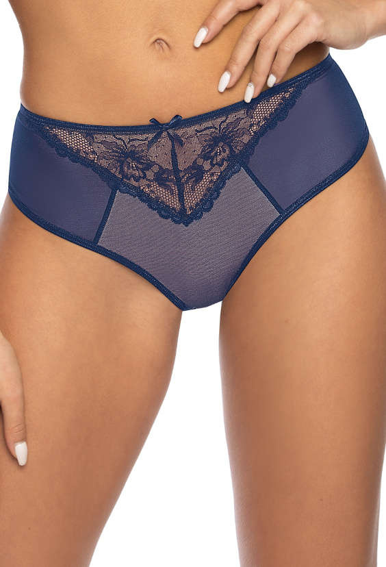 Panties navy blue-beige Percy F-3530/5