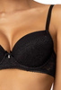 Komplet biustonosz push-up czarny Patrice M-0199/11 i figi F-0199/5