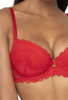 Komplet biustonosz push-up czerwony Estelle M-0198/11/1 i stringi S-0198/4/1