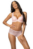 Set padded bra pink Carmela M-053/22 and brazilian panties F-053/54/2