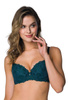 Set push-up bra green Zephyr M-3935/11 and thongs S-3935/4