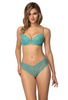Set push-up bra turquoise  Eternal M-4028/11 and brazilian panties F-4028/54