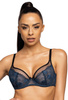Soft bra black-blue Saddie M-3758/2